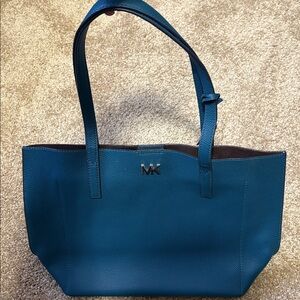 Michael Kors Teal Tote Bag